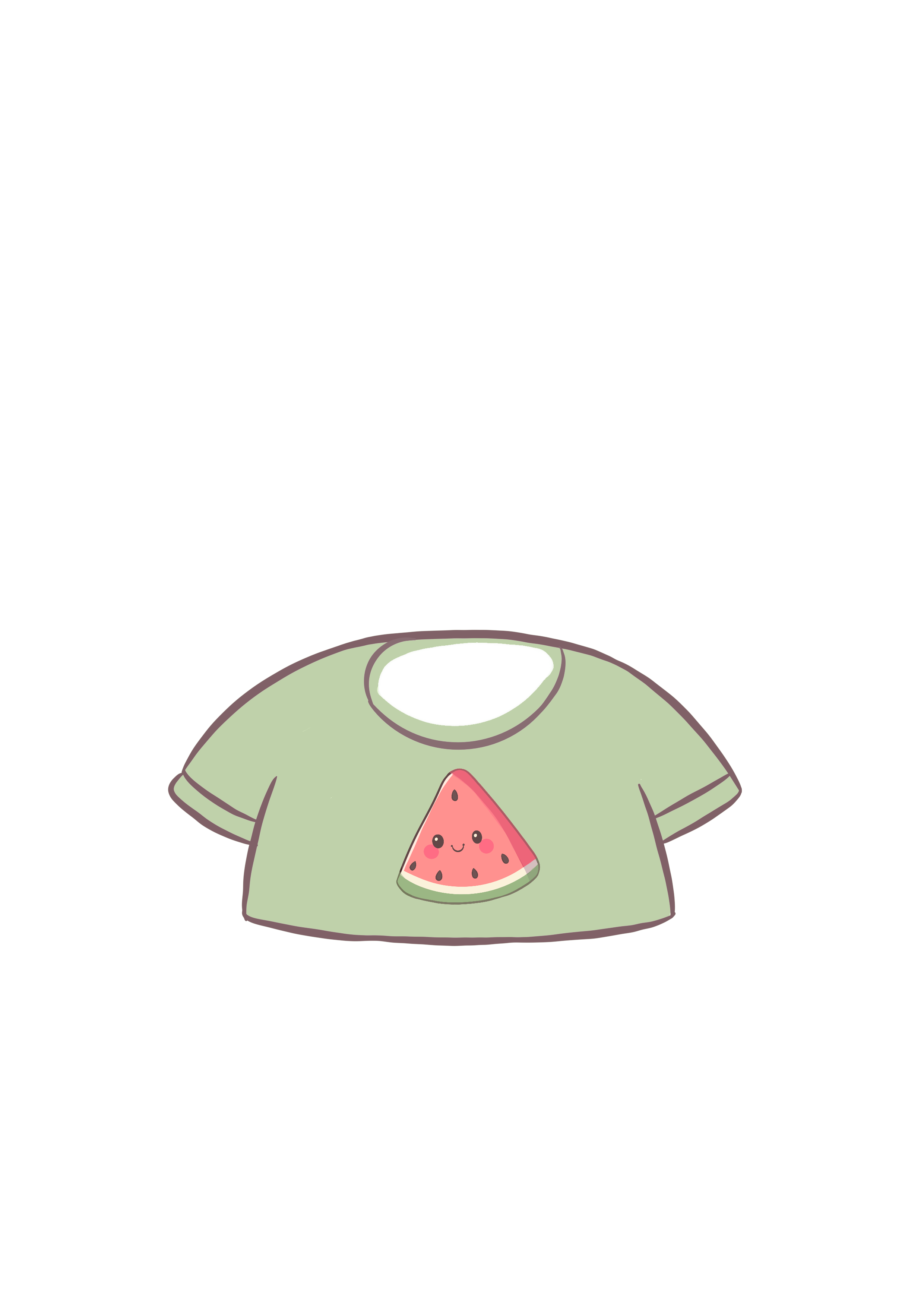 Melon Tee Green