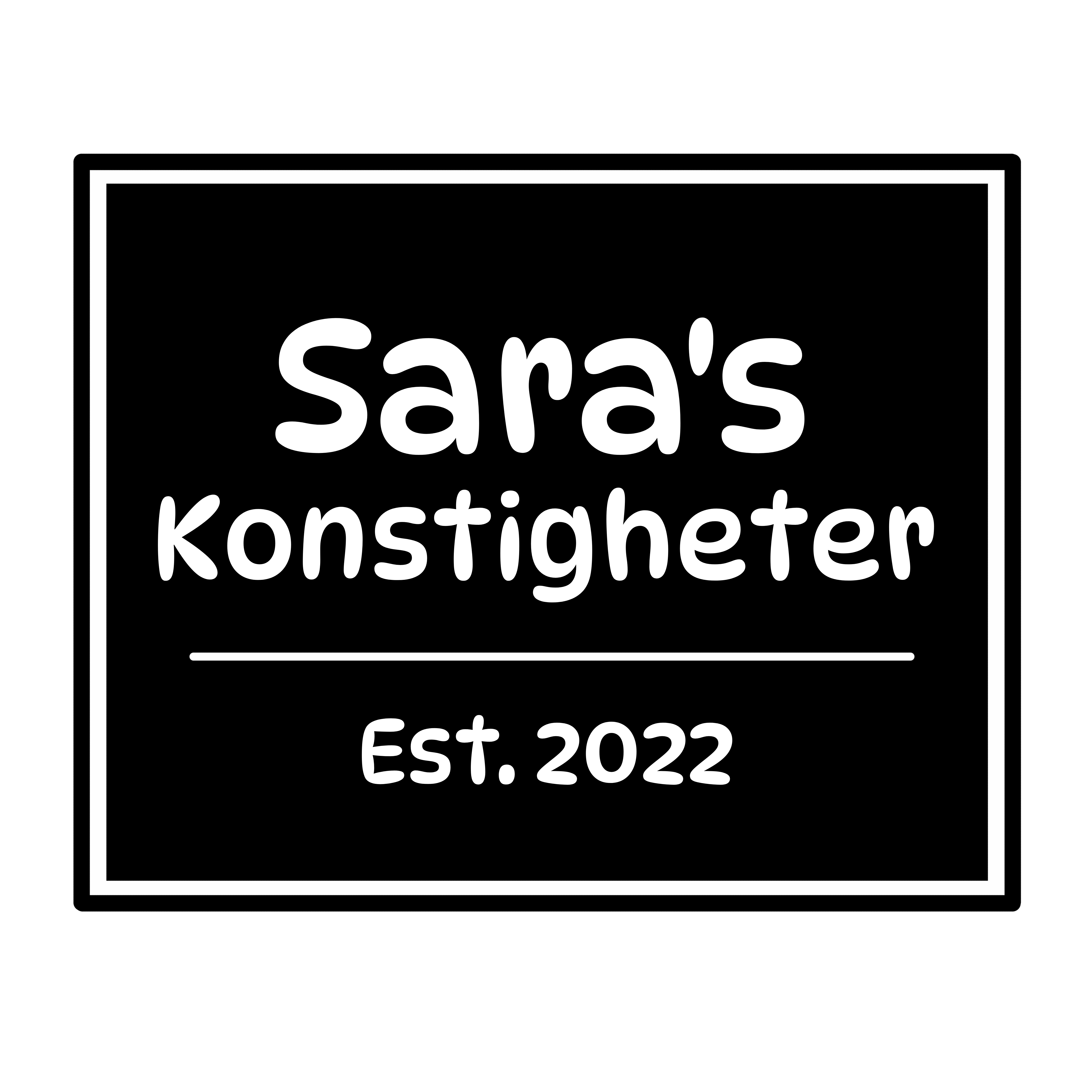 Sara's Konstigheter